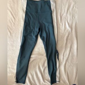 ZYIA Teal and White Leggings